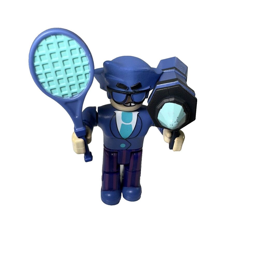 Roblox Action Collection Super Doomspire Figure Jazwares Blue Exec Character Toy